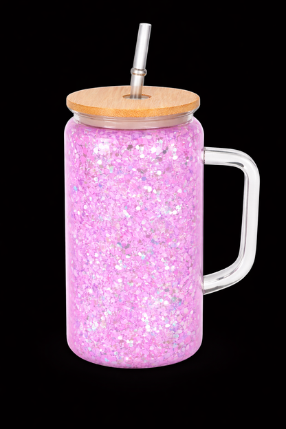 Glass Snow Globe Cups