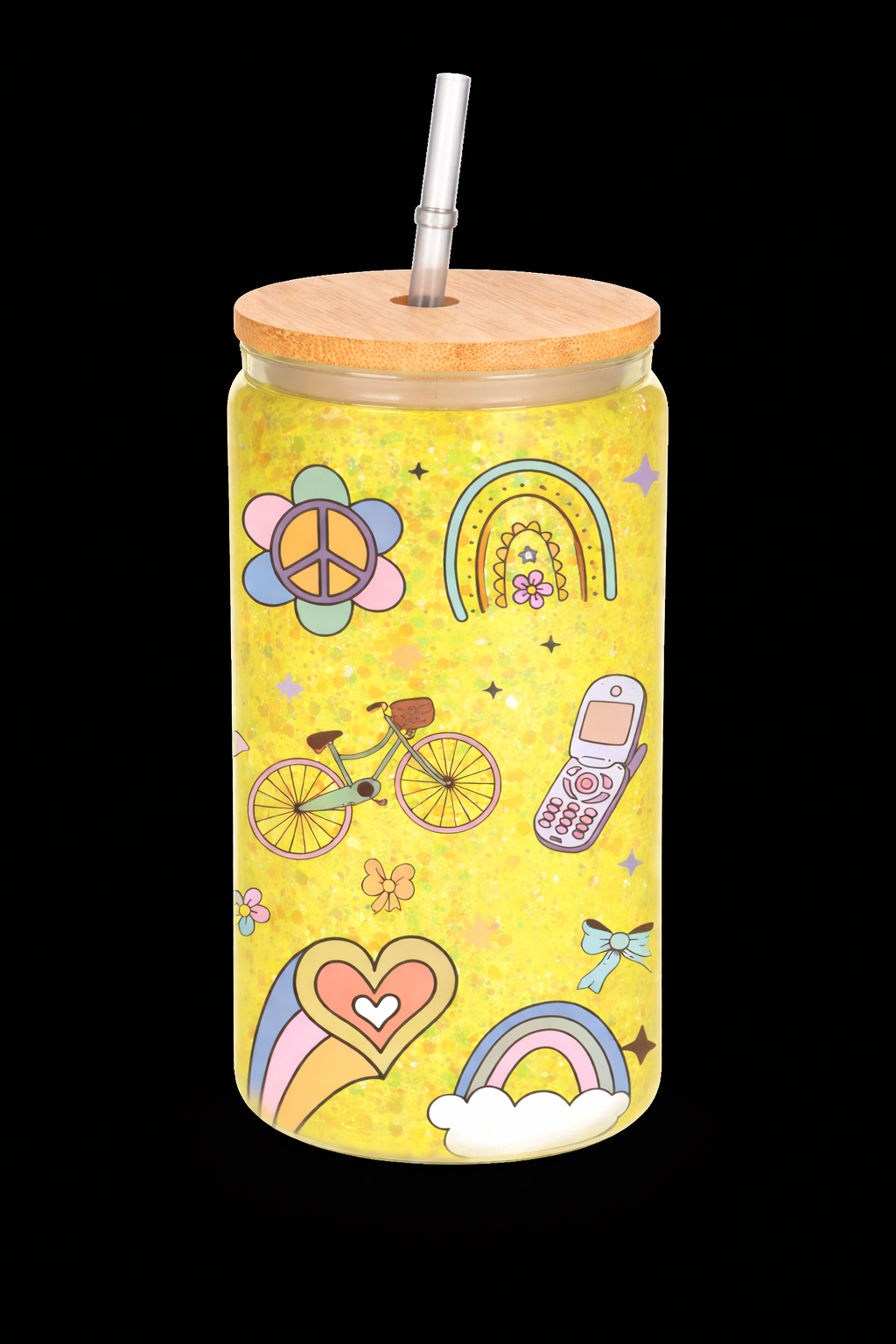 Glass Snow Globe Cups