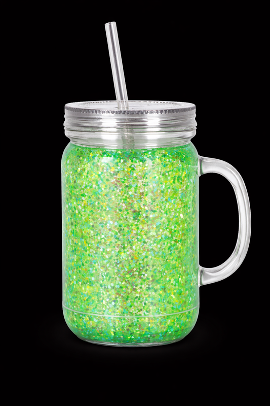 Acrylic Snow Globe Mason Jar