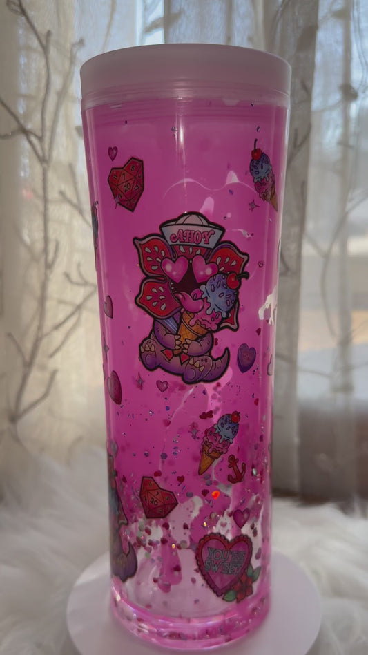 25oz Leakproof Acrylic Cup (Lava Drip)