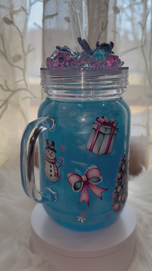 20oz Acrylic Mason Jar