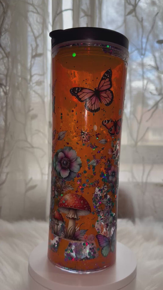 25oz Leak Proof Flip Top Cup (Lava Drip)